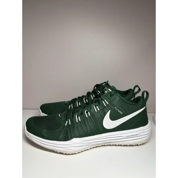 Nike Lunar TR1 LE Green White MSU Colors Men's Training Shoes Sneakers Size 12.5 - Picture 3 of 13